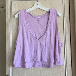 Free People Intimately Lilac Tank Top